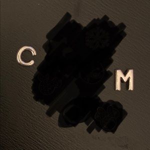 GENUINE Pandora C and M floating locket charms